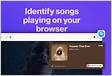 Shazam Find song names from your browser